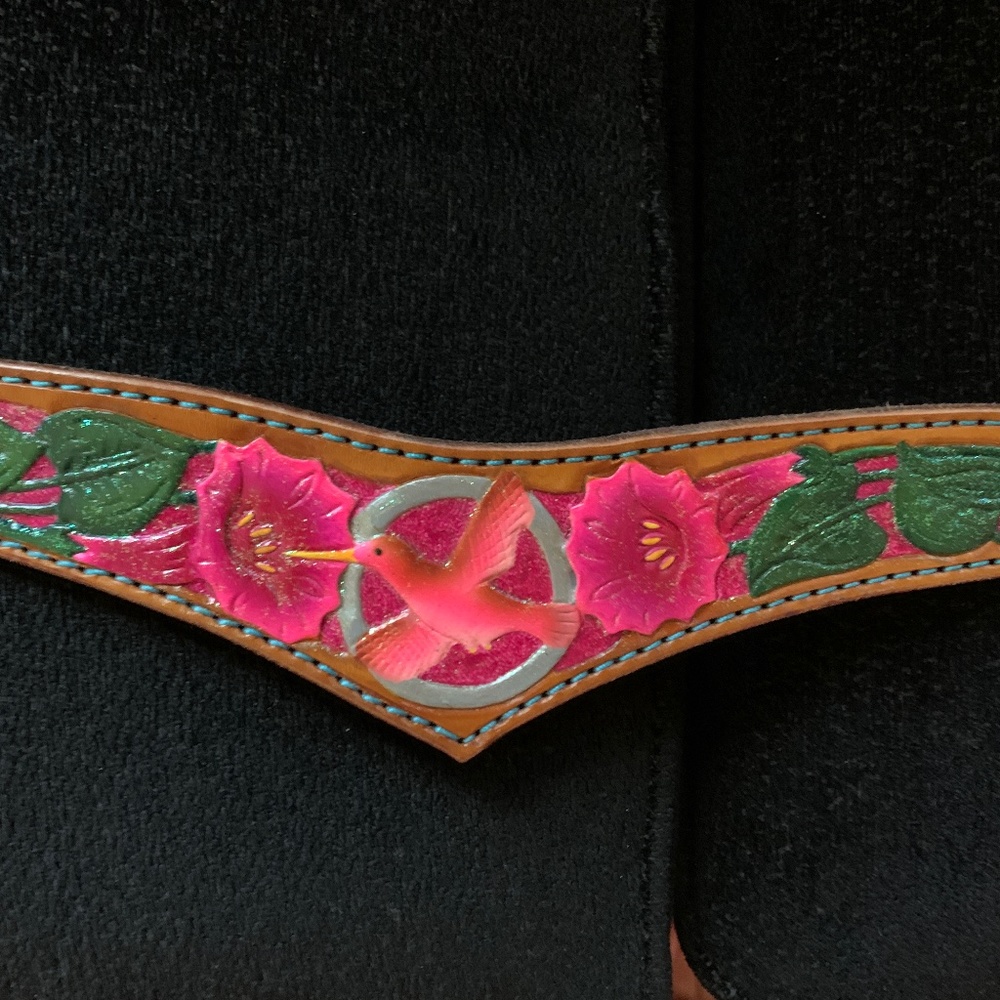 One of a Kind handmade leather belt
